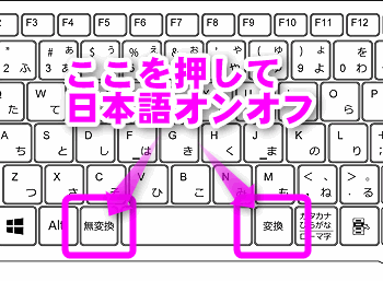 Google日本語入力のimeのオンオフを簡単に切り替えるには