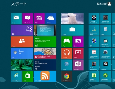 Windows 8のメトロスタイル