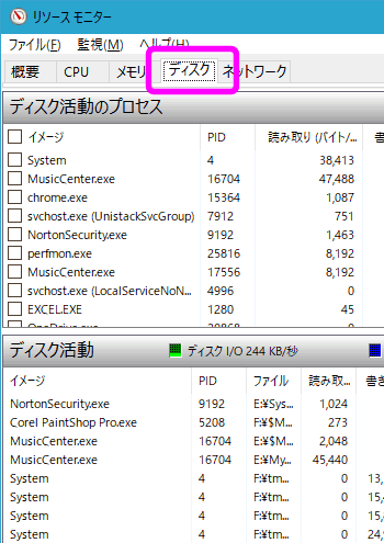 クリックすると窓を閉じます